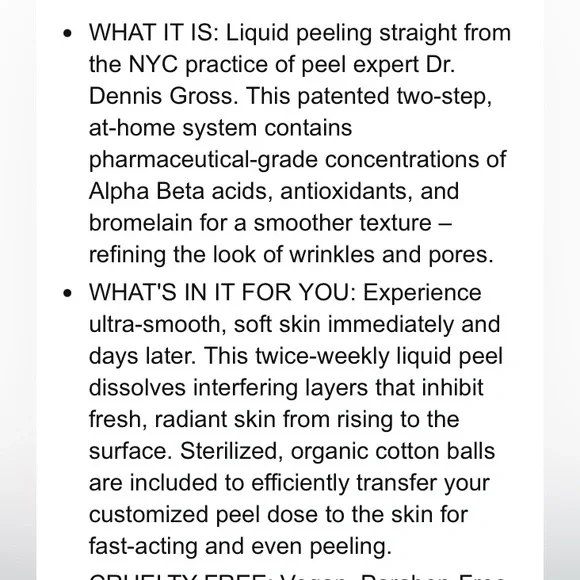 NIB dr dennis gross clinical grade resurfacing liquid peel - Picture 8 of 12